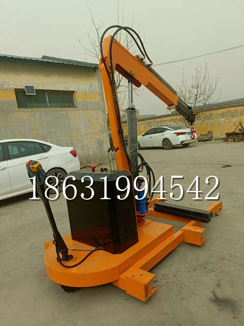 双河市自卸车厢随车吊 自制轮式四不像起重机 四驱平板吊 5吨 贵盛